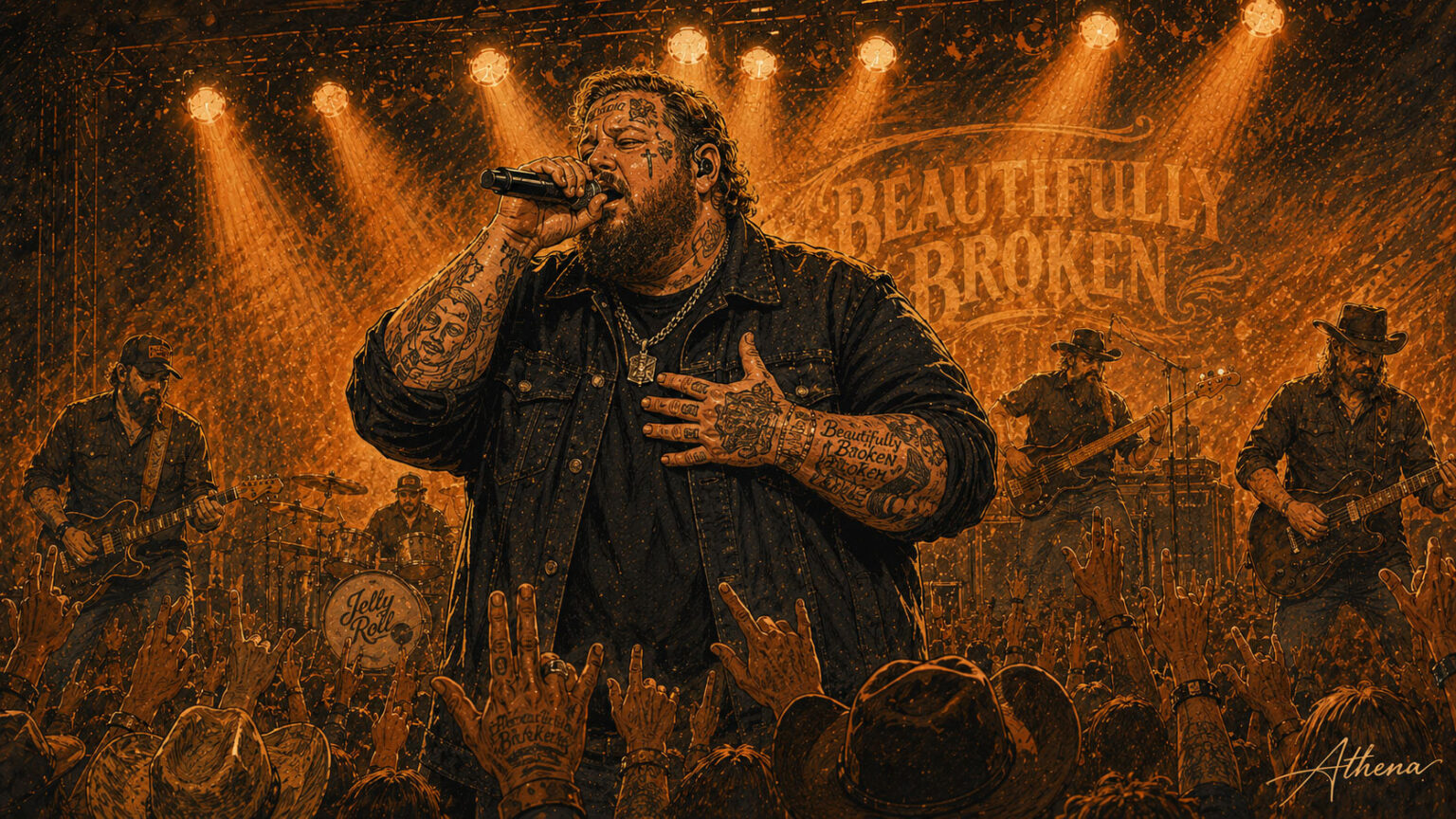 ACN Magazine - Jelly Roll and Bunnie Xo’s Divorce Marks the End of One of Country Music’s Most Public Love Stories