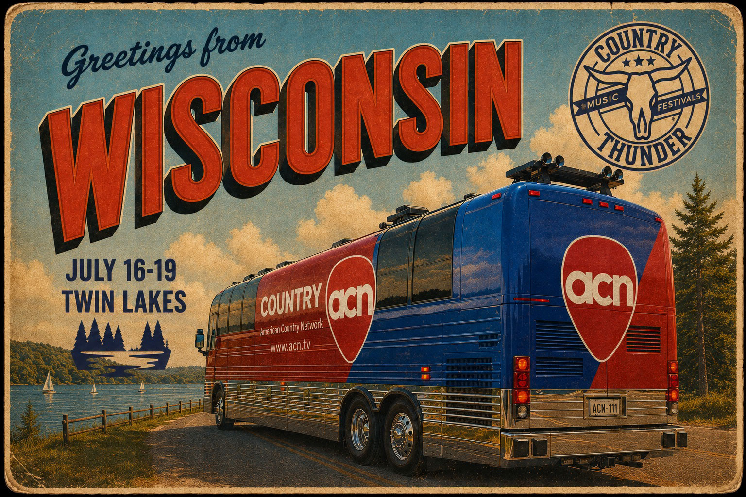 ACN - American Country Network - Country Thunder - Twin Lakes Wisconsin - Keith Urban