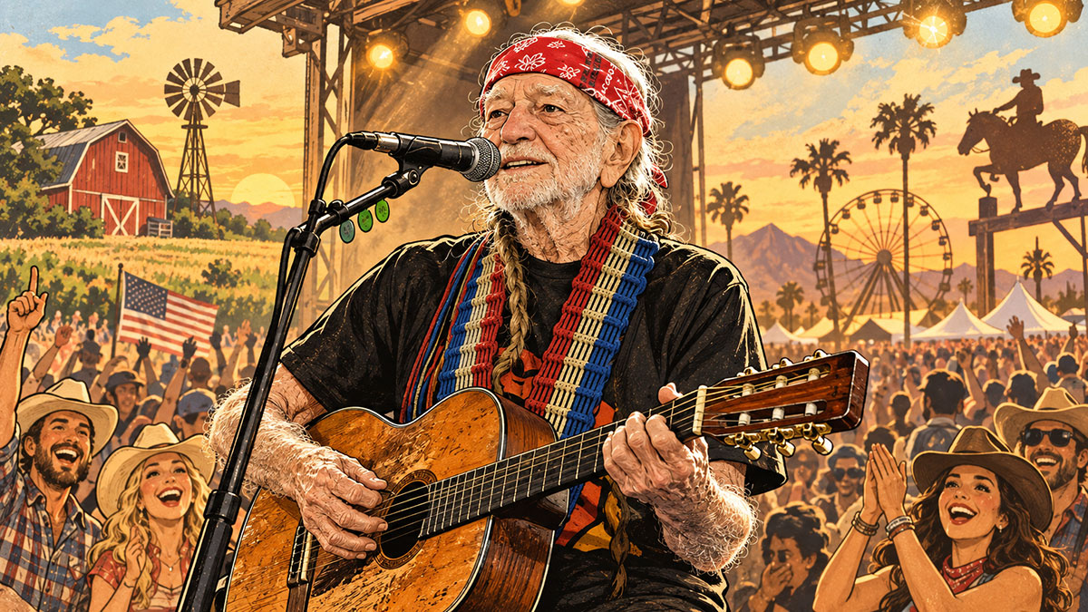 ACN Country - Willie Nelson Keeps Rolling: Farm Aid 2026 and Stagecoach 2027 Put a Legend Back in the Spotlight